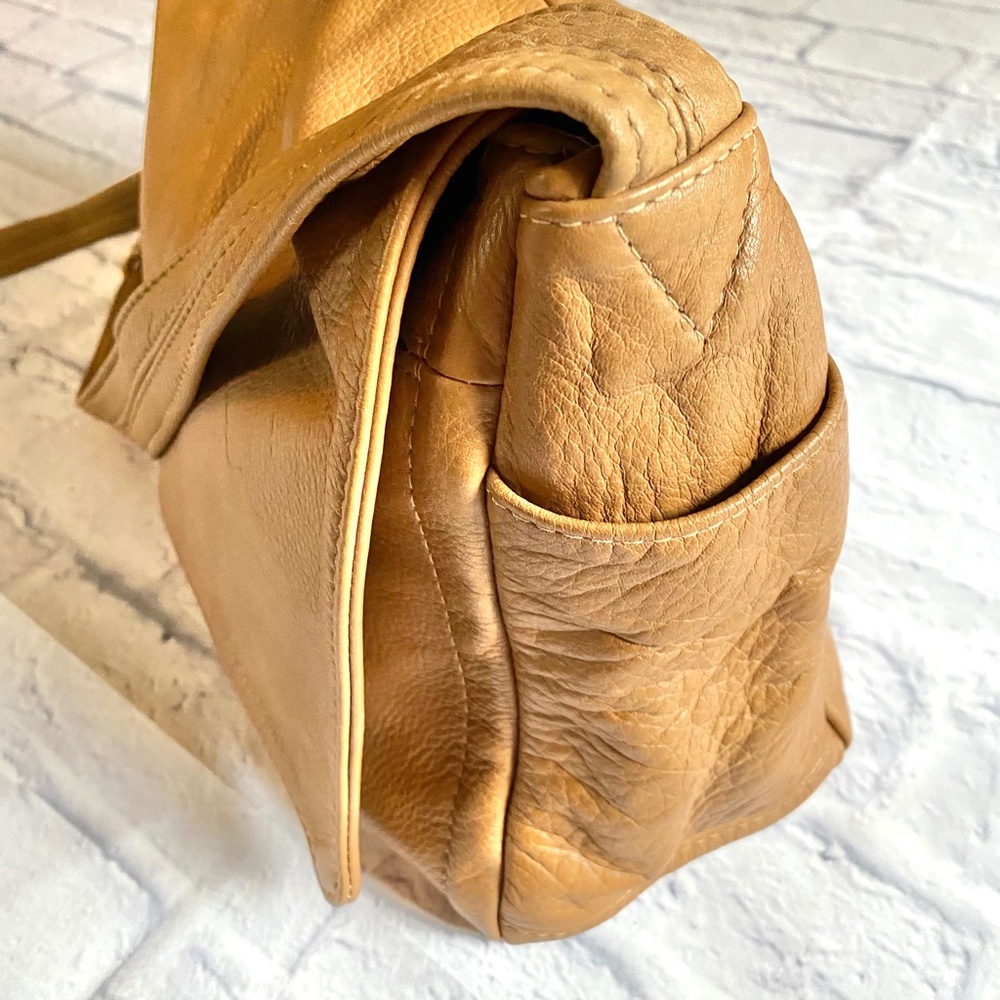 HANDCRAFTED LARGE REAL LEATHER HANDBAG - NWOT - Picture 5 of 8